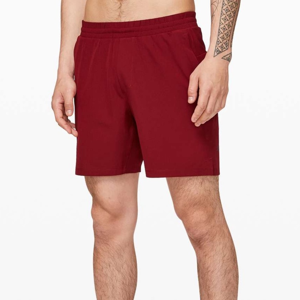 LULULEMON Channel Cross Swim Short Medium Caliente